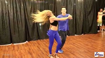 Xavi & Laura Demo Beach Festival ZoukLamada Bcn 7th 2015