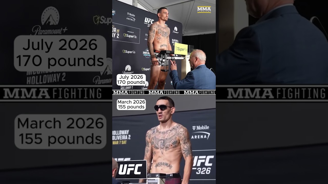 Max Holloway from LIGHTWEIGHT to WELTERWEIGHT | UFC 329 | MMA Fighting