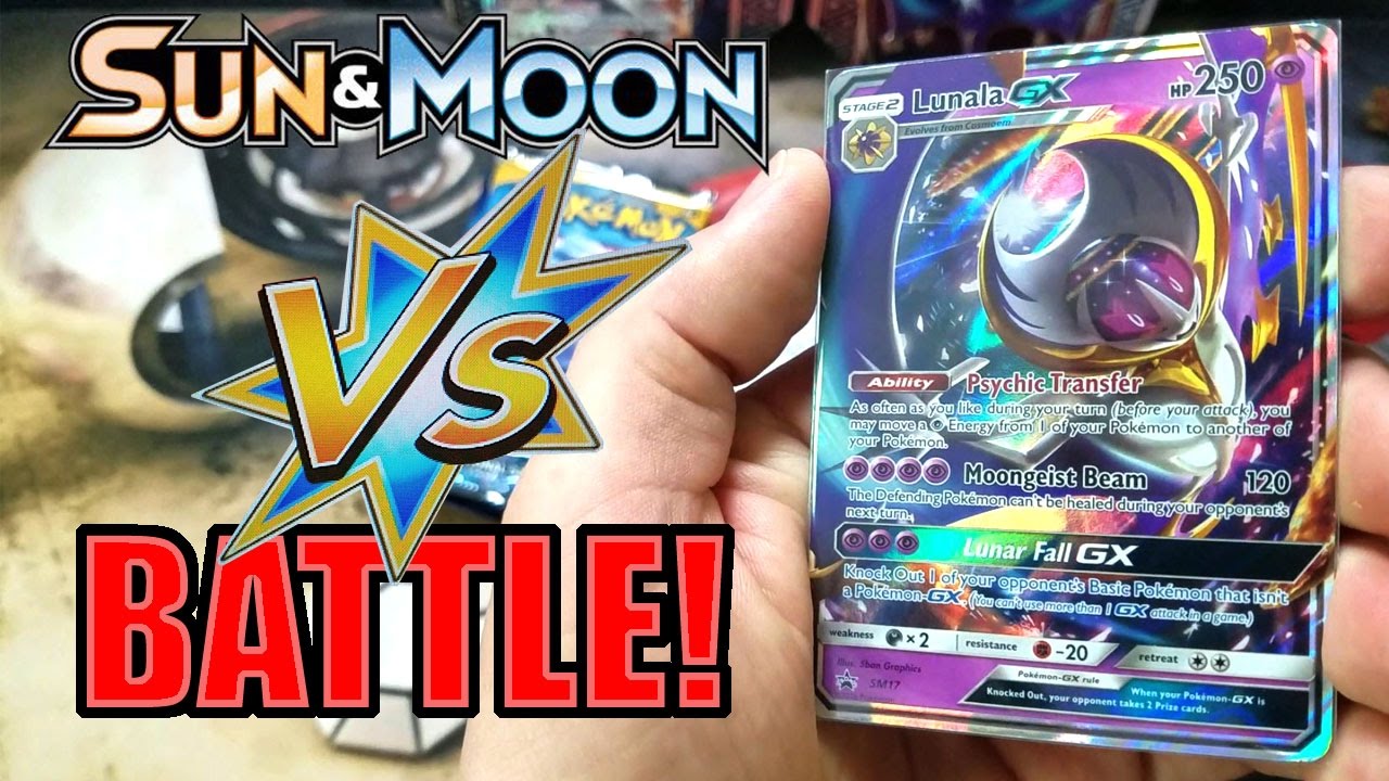 SOLGALEO GX VS LUNALA GX - LET THE BATTLE BEGIN! - POKEMON UNWRAPPED