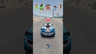 🪵Italian Brainrot Funk BeamNG DRIVE Car Jump #shorts  #beamngdrive