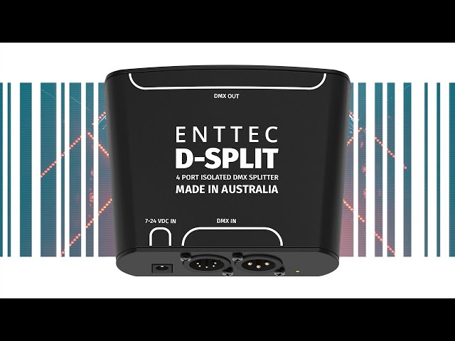 ENTTEC D-Split DMX Splitter with 3- and 5-Pin Output Ports