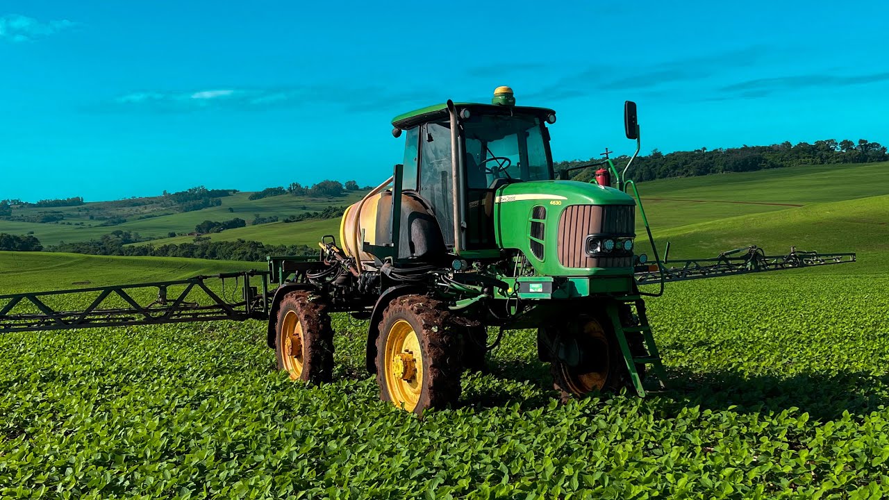 PULVERIZEI 50 ALQUEIRES COM O JOHN DEERE 4630