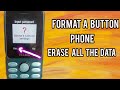 How to format a button phone without a computer