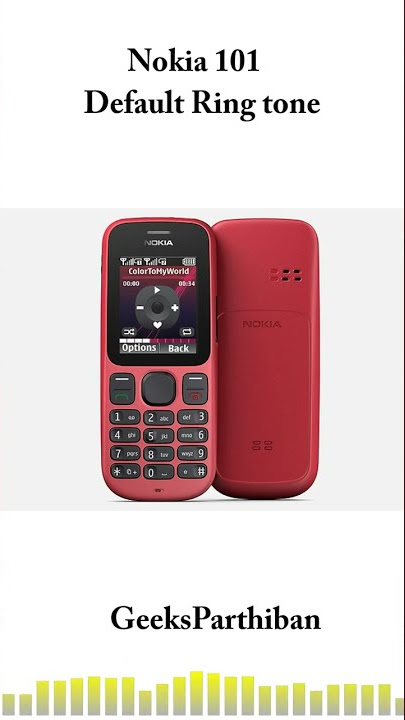 Nokia Tune Evolution - Nokia 101 | Geeks Parthiban