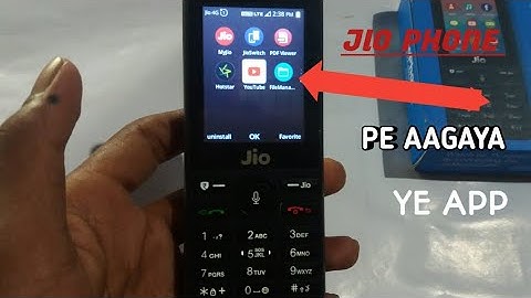 JioPhone New Software Update File Manager App Updated Whatsapp for JioPhone & Youtube