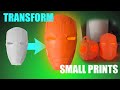 Transforming Small 3d Printed Iron Man Helmets into Halloween Pumkins