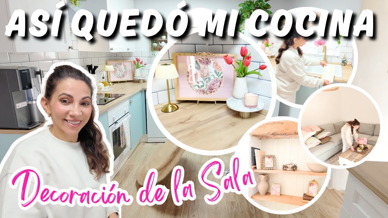 NOVEDAD en MI COCINA! ORGANIZACIÓN Y DECORACIÓN EN LA SALA | TOQUE PRIMAVERAL