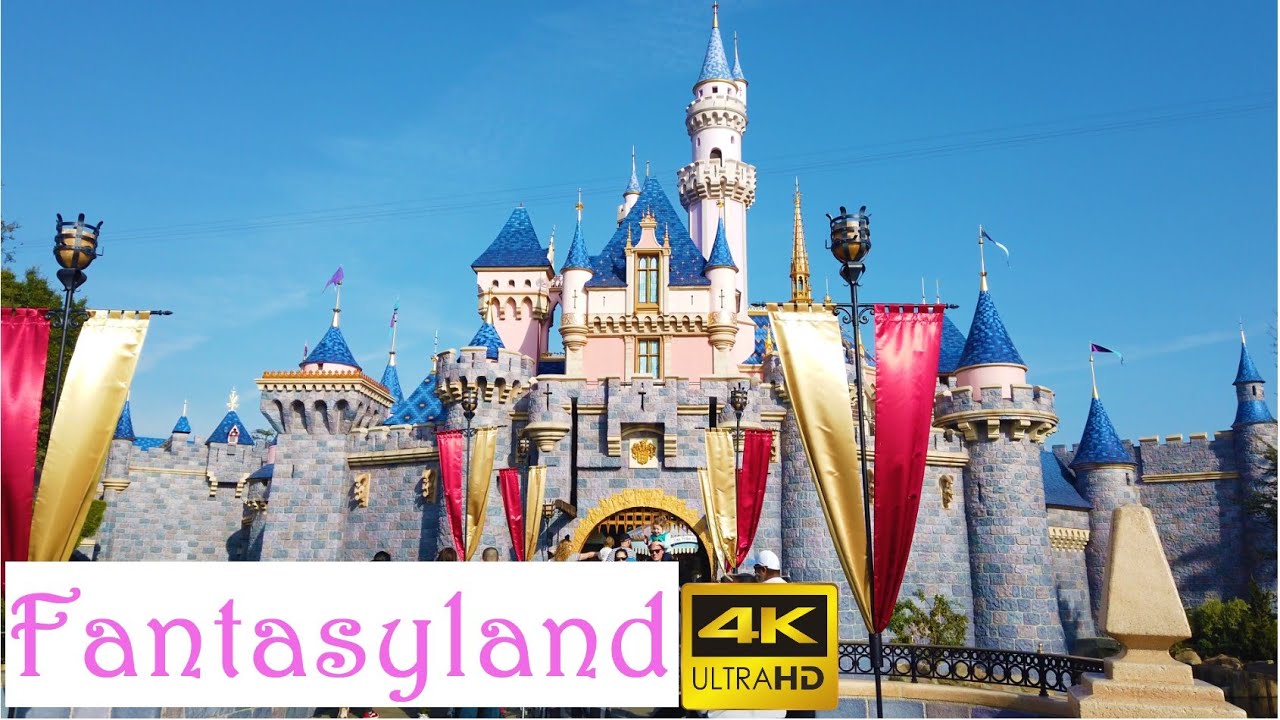 Fantasyland Walk Through Disneyland 4k
