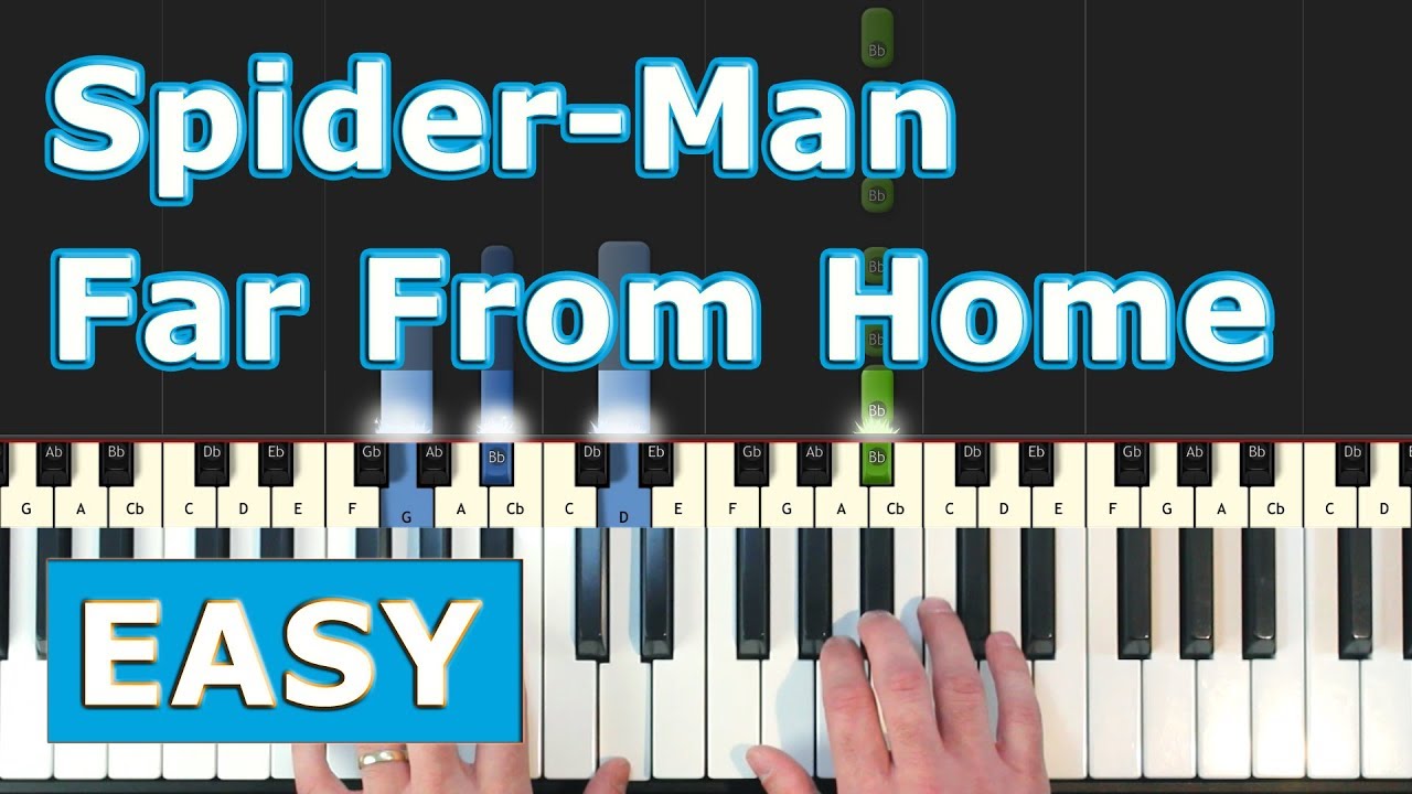 Spiderman Theme Song Piano Notes