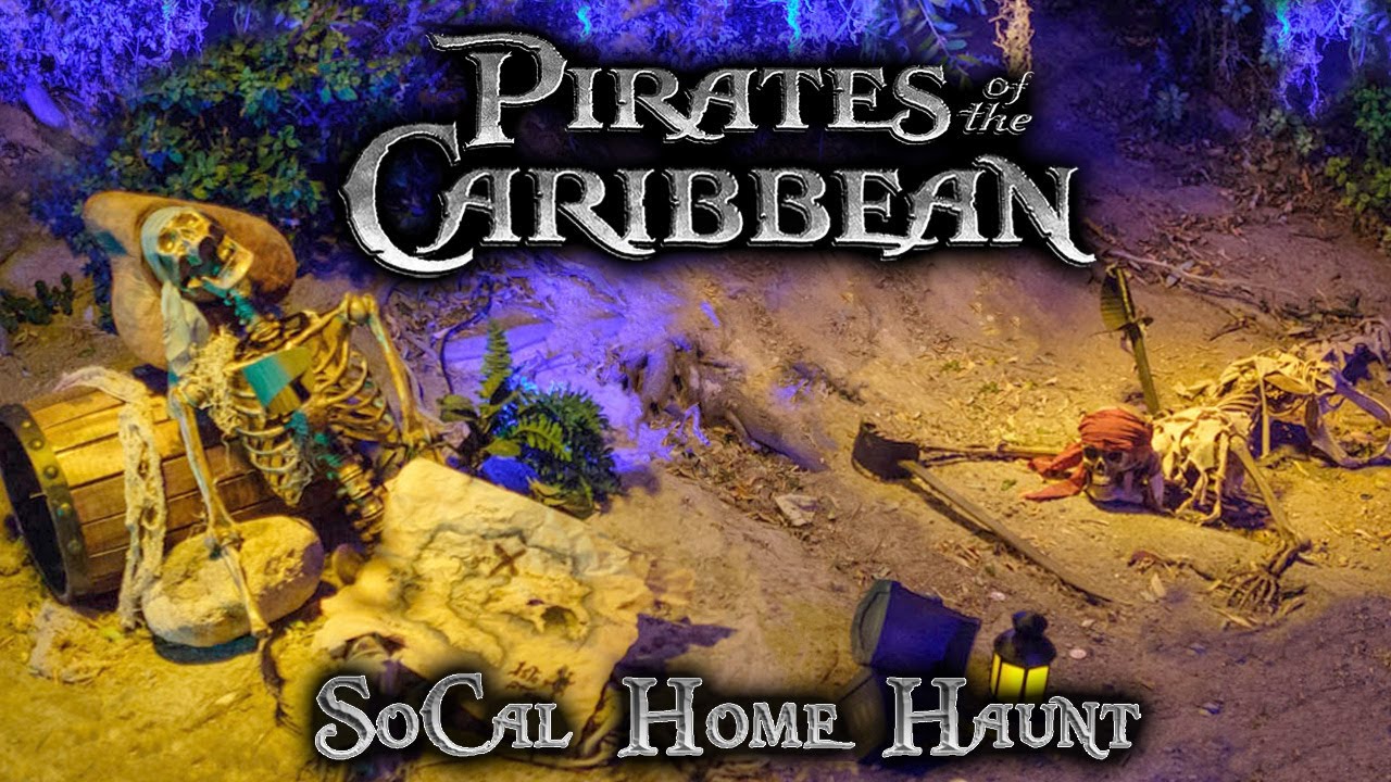 Disneyland Pirates of the Caribbean Halloween Display Haunt 2018