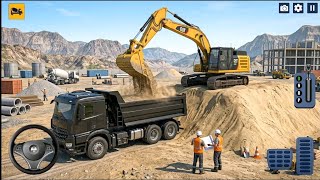 Real JCB 🚧 Construction Simulator 3D #1 - JCB Excavator Driving Game - Android Gameplay