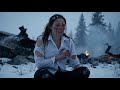 A Girl Alone Surviving In The Snow Forest FULL 