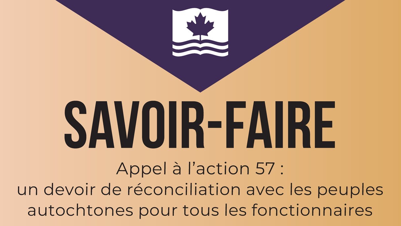 Appel à l'action 57: un devoir de réconciliation avec les peuples ...
