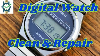 Vintage Digital Watch Clean & Repair