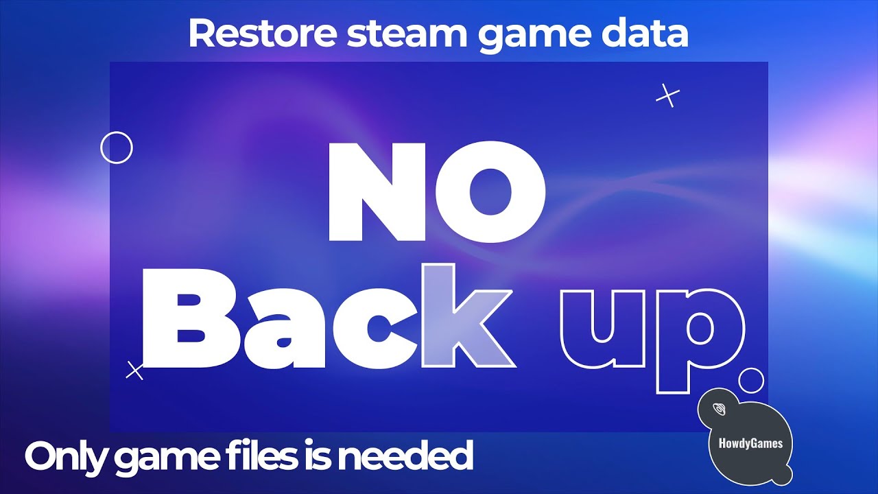 How to restore Steam games without backing up - YouTube