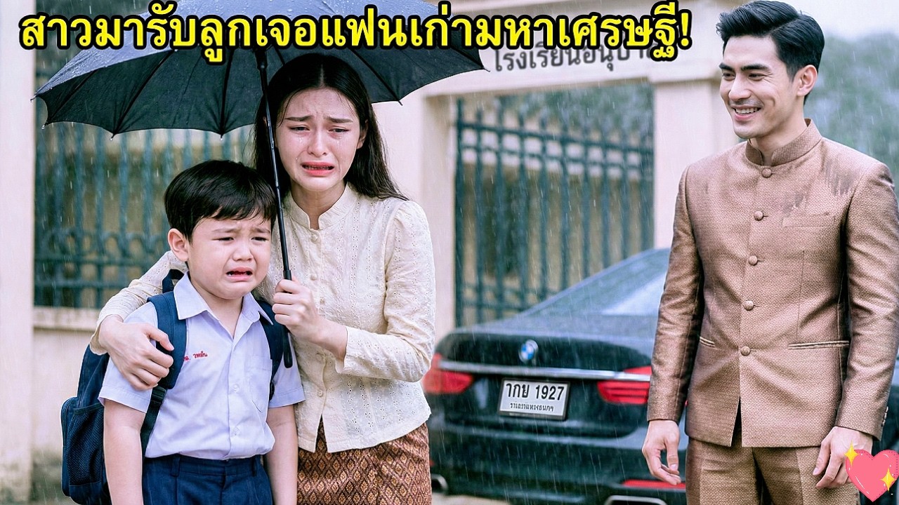 แค่ไปยืนรอรับลูก แต่การพบรักเก่าที่กลายเป็นเศรษฐี ทำหัวใจแทบหยุด | กฎแห่งกรรม