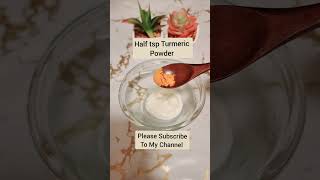 Turmeric And Yogurt Face Mask For Hyperpigmentation