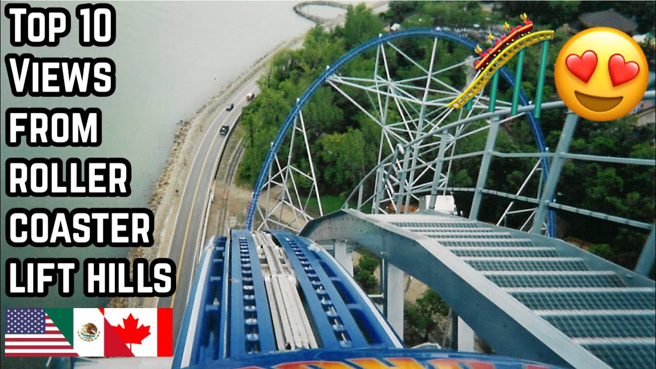 Top 10 BEST Views from Roller Coasters in North America (2022)