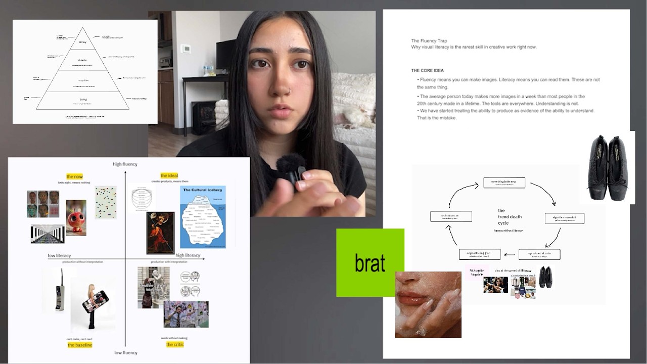YouTube thumbnail for “The Most Visually Fluent Generation Is Creatively Illiterate” by Val
