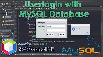 Netbeans 25 with MySQL Programming: Login Form Java Netbeans 25 with MySQL Connection JDK 24