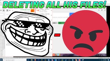 TROLLING SCAMMERS AFTER I DELETE THEIR FILES!