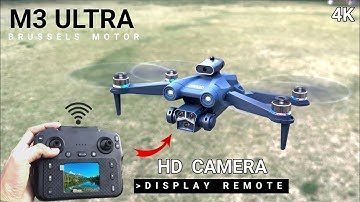 Best drone M3 ULTRA 🔥 Flying testing display remote brushless motor with hd camera M3 ,Y3 Ultrat