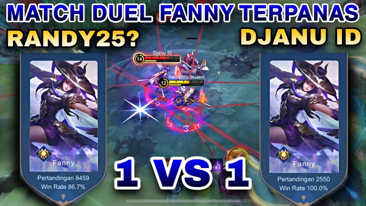 NYAMAR JADI RANDY25, BY1 FANNY VS DJANU ID!! AWALNYA UDAH SUKSES.. ENDINGNYA??! - MLBB
