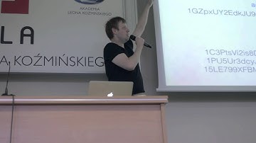 Aula # 113 - Bitcoin i inne kryptowaluty, Tomasz Kolinko