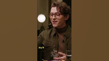 TOM HOLLAND LOVING JAFFA CAKES FOR 53 SECONDS 🧁😂 | #shorts