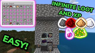 SIMPLE 26.1+ WITCH AND XP FARM TUTORIAL in Minecraft Bedrock (MCPE/Xbox/PS4/Nintendo Switch/PC)