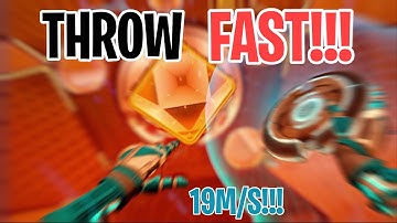 How to THROW FASTER in Echo VR!!!