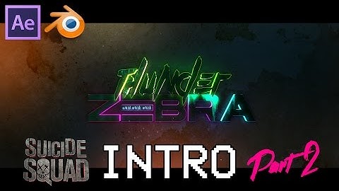 Suicide Squad Intro Tutorial [After Effects & Blender 3D] - PART 2