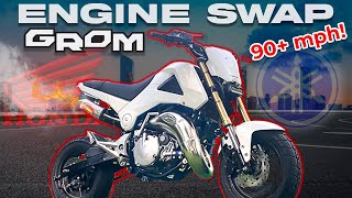 YZ125 2 Stroke Swapped Honda Grom!