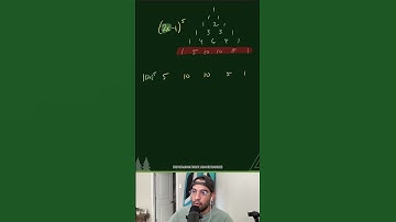 Using Pascal’s triangle to expand binomials. #algebra2 #mathtricks #algebra #pascalstriangle