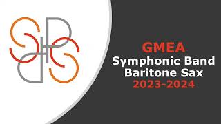 Baritone Sax Symphonic Band Etudes - GMEA 2023