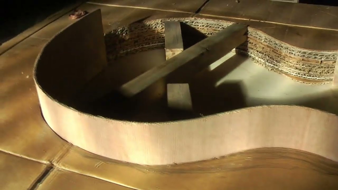 Molde De Carton Para Guitarra.