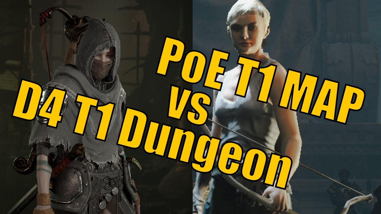 Path of Exile T1 Map vs Diablo 4 T1 Nightmare Dungeon YouTube