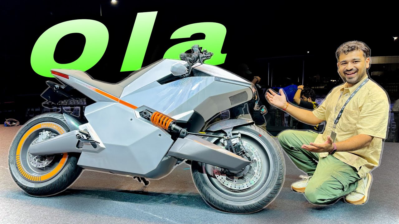 Video till Ola Electrics eldrivna sporthoj lanseras 2027