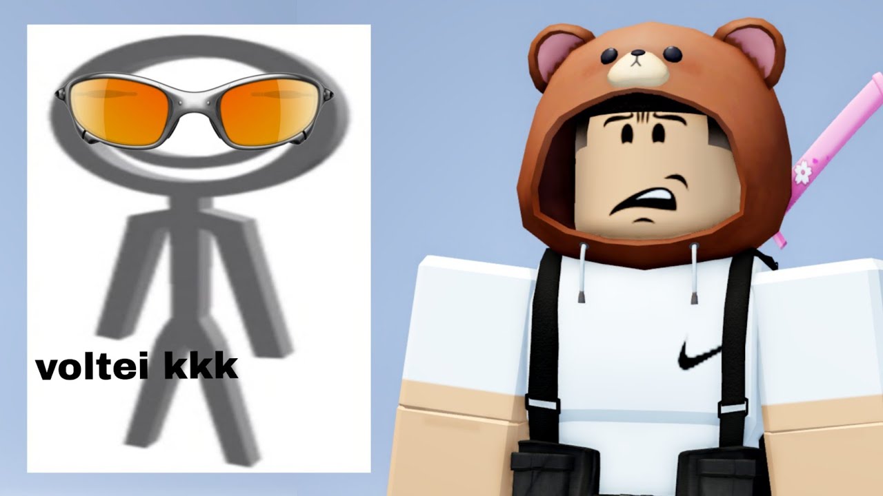 Como sou noob no roblox né cara kkkk - mas é verdade mano