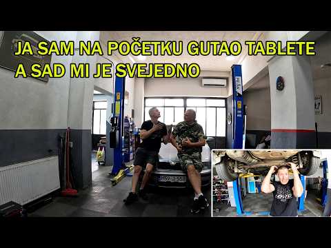 Otišao sam kod Amira mehaničara da da zalijepim pod i da stavim nove kočnice