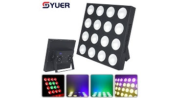 YUER™️ LED Matrix lights 16x12W RGBW 4in1