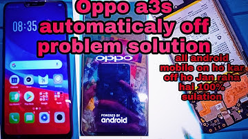 oppo a3s automatic switch off problem solution \ oppo a3s auto restart problem solution auto on off