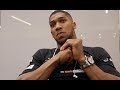 ANTHONY JOSHUA - 'FURY SHOULD SIGN WITH MATCHROOM' /ON PARKER, WARNS WILDER, DANA WHITE OFFER, WHYTE