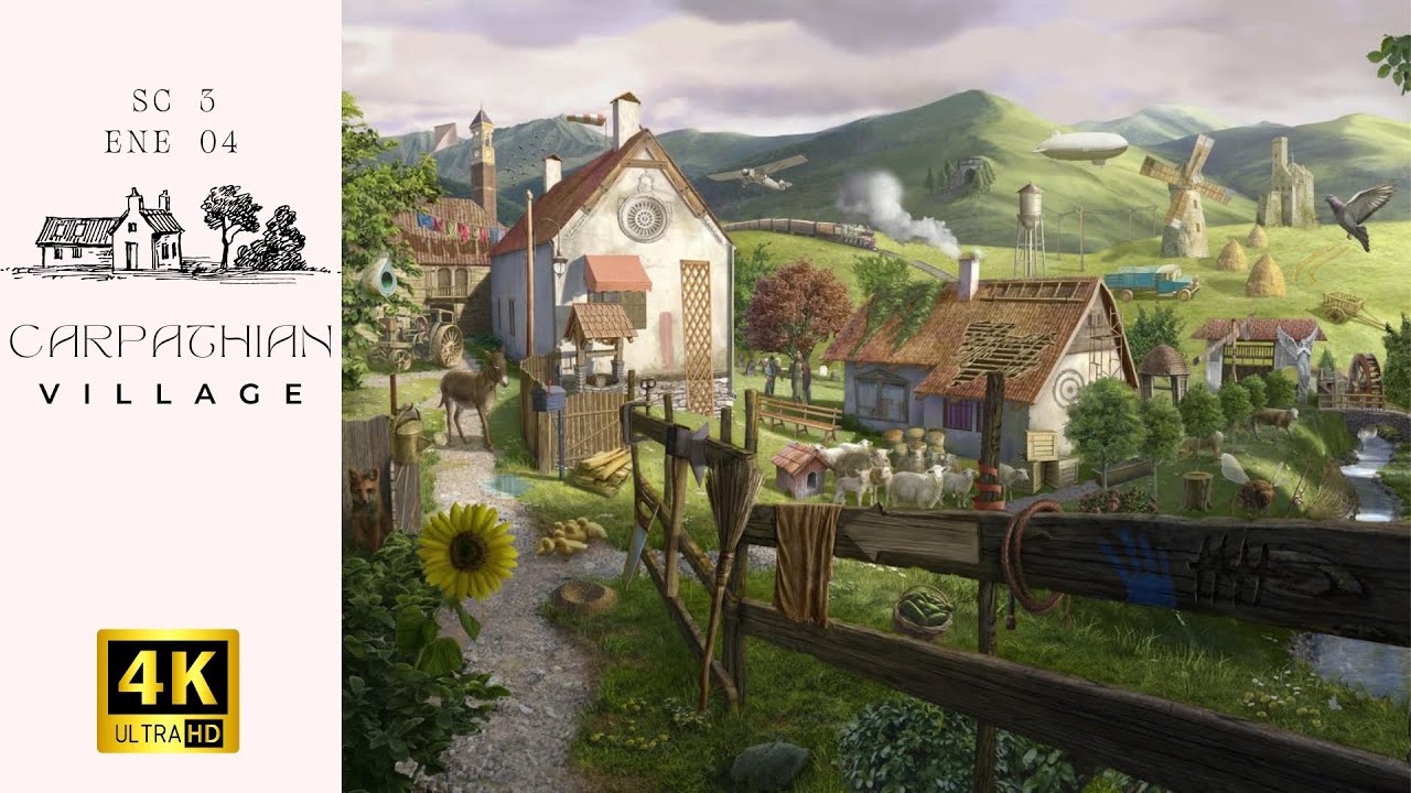 June's Journey Scene 304 | Vol 1 Ch 61 | Carpathian Village | Mastered Scene | 4K ULTRA HD