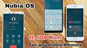 Nubia OS for any android phone | ft. IOS Rom | Nubia OS/UI GSI port