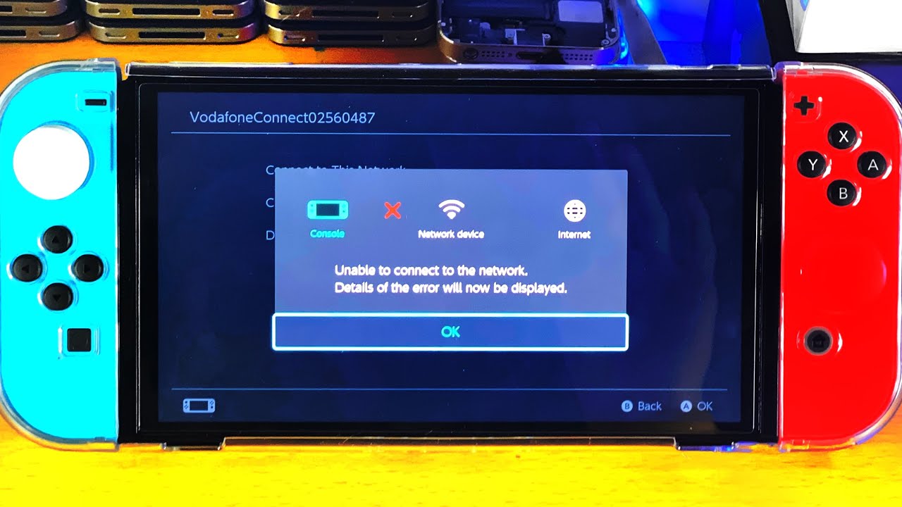 Internet connection (with a wireless connection), Nintendo Switch Support