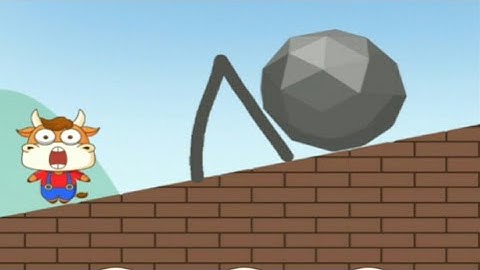 Brain Go 2, save Mr. Bull, gameplay walkthrough, mobile game for iOS Android