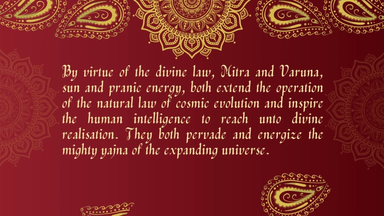 🌌 Rigveda Mantra | Mitra & Varuna Uphold Cosmic Order | Vedic Wisdom | Rigveda 1.2.8