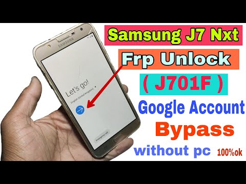 Samsung J7 Nxt Frp Unlock / ( J701F ) Google Account Bypass Without Pc New Trick Android 9.0 100% Ok