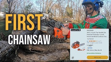 Unboxing Amazon "Overall Pick" Top-Handle Chainsaw + Review (PROYAMA)